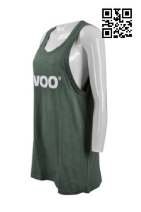 VT136 supply vest tee-shirts design sporty vest t-shirts online ordering vest t-shirt big collar vest supplier